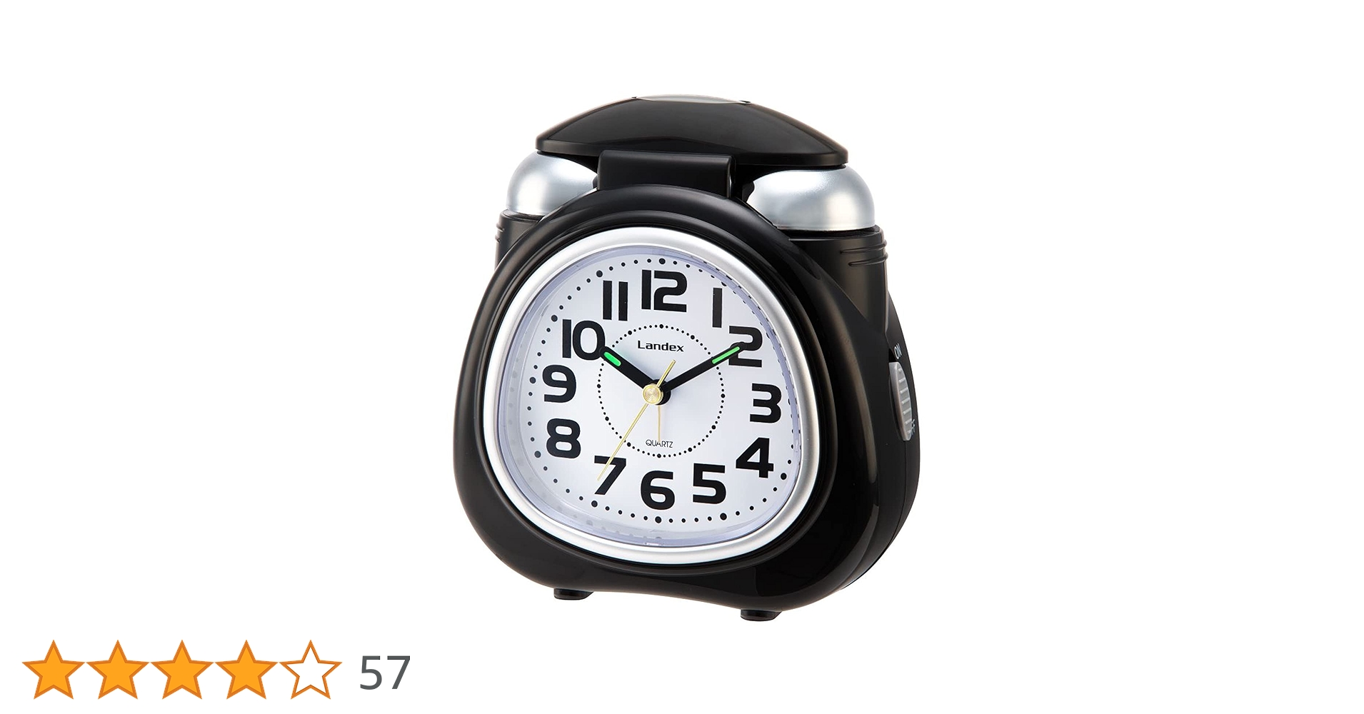 Amazon.co.jp: ランデックス(Landex) 目覚まし時計 黒 スター Amazon.co.jp: ランデックス(Landex) 目覚まし時計 黒 スター